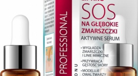 BŁYSKAWICZNY LIFTING SOS NA GŁĘBOKIE ZMARSZCZKI Eveline Cosmetics LIFESTYLE, Uroda - Innowacyjna formuła bogata w czysty 100% kwas hialuronowy, to niezwykły „koncentrat młodości”.