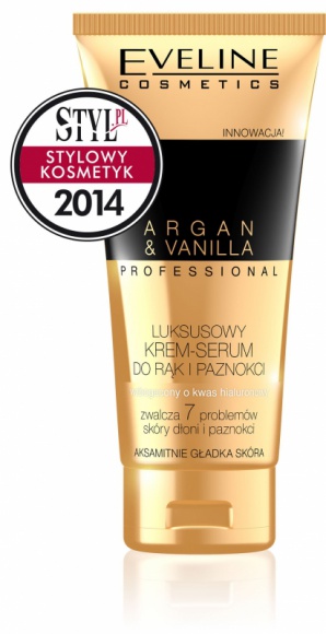 Krem serum do rąk i paznokci Eveline Cosmetics z tytułem „Stylowy Kosmetyk 2014”