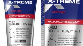 Eveline Cosmetics MEN X-TREME Przeciwzmarszczkowy Krem Regenerujący 6w1 LIFESTYLE, Uroda - PRZECIWZMARSZCZKOWY KREM REGENERUJĄCY MEN X-TREME o silnie ujędrniającej formule zapewnia wielokierunkowe działanie redukujące zmarszczki i opóźniające proces starzenia się skóry.