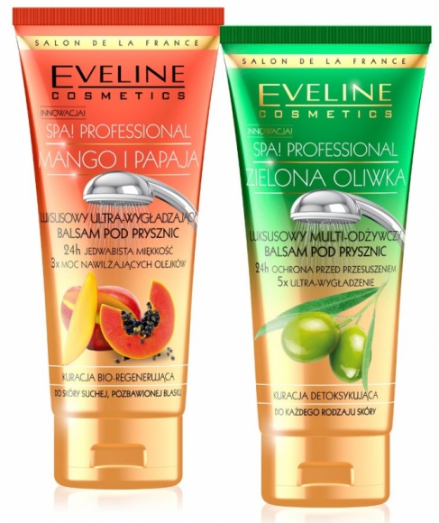 Eveline Cosmetics NOWE BALSAMY DO CIAŁA POD PRYSZNIC SPA! PROFESSIONAL