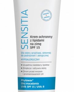 Krem ochronny z lipidami SPF 15 na zimę Iwostin Sensitia