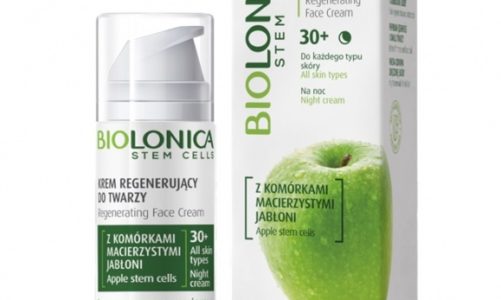 Krem regenerujący do twarzy na noc z serii Biolonica Apple Stem Cells 30+