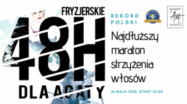 Będą strzygli nieprzerwanie przez 48H i zbierali pieniądze dla Agaty Turek LIFESTYLE, Uroda - Szczeciński salon fryzjerski podejmie się unikatowej na skalę krajową próby pobicia fryzjerskiego Rekordu Polski. Profesjonalni barberzy i fryzjerzy będą wykonywać cięcia damskie i męskie nieprzerwanie przez 48 godzin. Cały dochód zebrany podczas akcji zasili konto Agaty Turek.