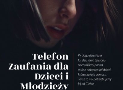 Fundacja Dajemy Dzieciom Siłę z kampanią wspierającą Telefon Zaufania 116 111